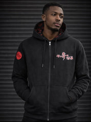 SVE Red Dragon Japanese Zip-Up Hoodie