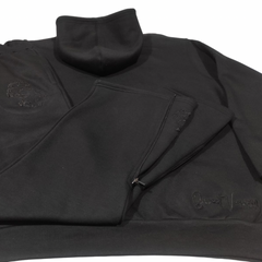 SVE Hoodie (Black On Black) Cobra & Skull Full Embroidered (Pre-Order)