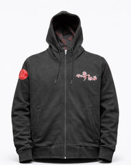SVE Red Dragon Japanese Zip-Up Hoodie
