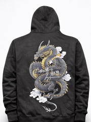 SVE Black Dragon Japanese Pullover Hoodie