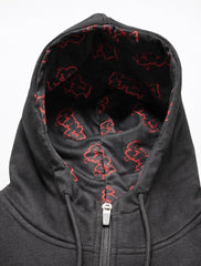SVE Red Dragon Japanese Zip-Up Hoodie