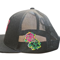 SVE Trucker Hat with Embroidered Cobra and SV Logo